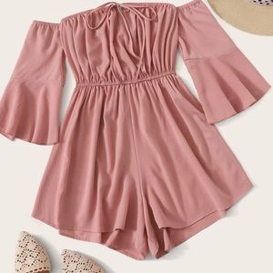 Pink romper, never worn!